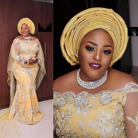 Gold Party Dress Beaded Appliques Vestido Longo Nigerian Dresses Formal