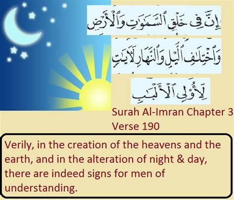 Ibrahim Online Surah Al Imran Chapter 3 Verse 190