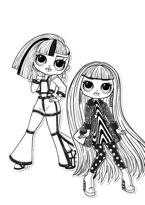 Lol Omg Big Sister Coloring Pages : Lol Omg Coloring Pages Free
