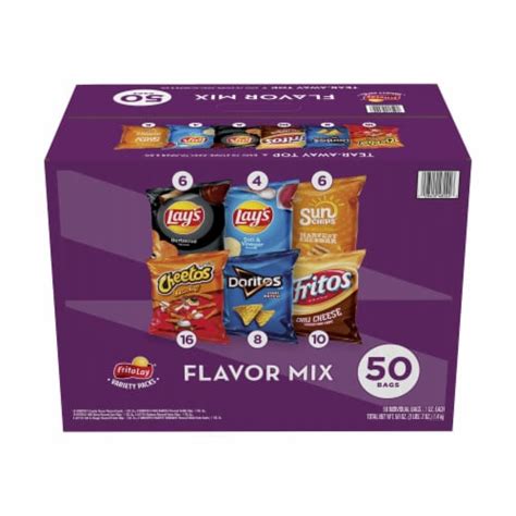 Frito Lay® Flavor Mix Snacks Variety Pack 50 Ct 1 Oz Ralphs