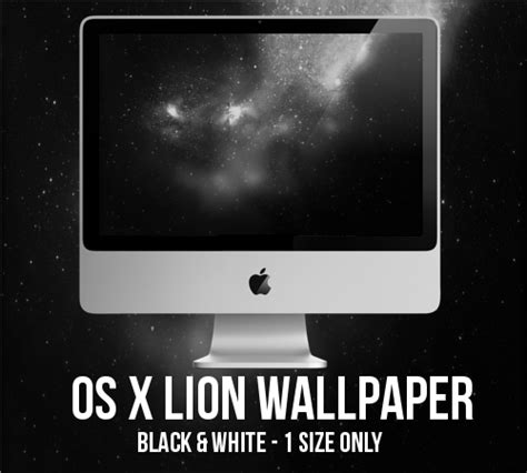 Mac Os X Lion Wallpaper Bw By Shwutpasta On Deviantart