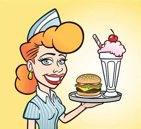 Best Waitress Illustrations Royalty Free Vector Graphics And Clip Art Istock
