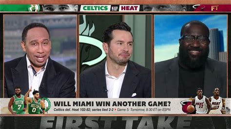 The Miami Heat Are Winning Game 5 🗣 Stephen A Debates Jj Redick And Kendrick Perkins First