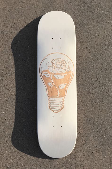 Custom Skateboard ️ With Artwork From Artist Broken Isnt Bad