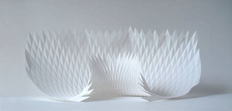 Matthew Shlian Penland Pleat Paper Art Sculpture Paper Sculpture