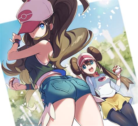 Pokemon Hilda And Rosa