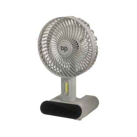 Dp 7624 Led Light Rechargeable Table Fan