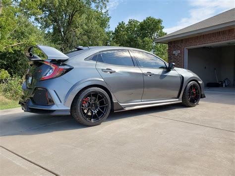 Honda Civic Type R Fk8 Grey Enkei Tsv Wheel Front