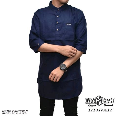 Baju koko terbaru untuk pria selalu memiliki pembaruan model serta design seperti hitam, biru, cokelat, dan merah serta biasanya dipadukan keserasiannya dengan warna sajadah saat beribadah. Jual KOKO PAKISTAN WARNA BIRU DONGKER di lapak Haruchiha ...