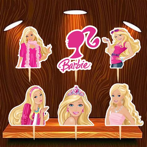 Barbiee Cupcake Topper Pcs Lazada Ph