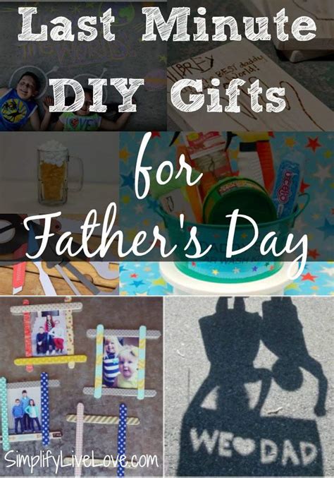Procrastinated a bit on your father's day gift ideas? Last Minute DIY Father's Day Gifts - Simplify, Live, Love