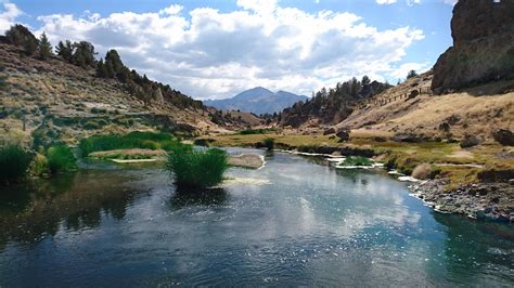 Expose Nature Hot Creek Geological Site Inyo National Forest Ca Usa
