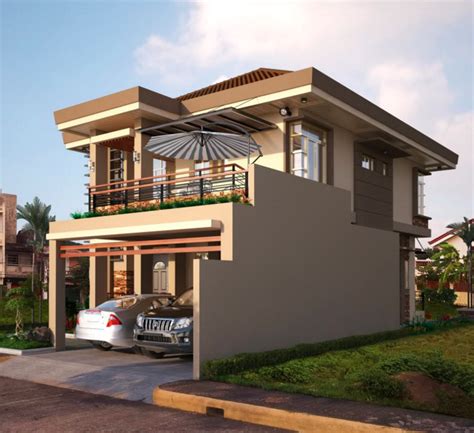 Two Double Storey Houses Small Balcony Amazing Jhmrad 112592