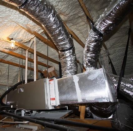 These days, when you see ductwork in the attic space of a truss roof, it's likely to be the economical solution: Unvented, Conditioned Attics - Building America Top ...