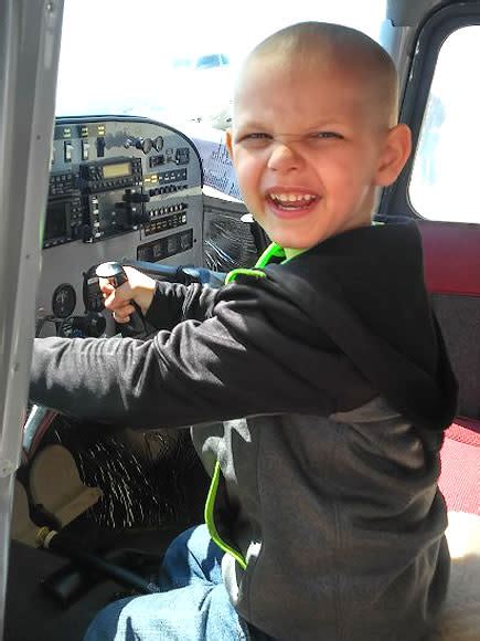 Year Old With Terminal Brain Cancer Lives Out Dreams By Becoming Firefighter Policeman And Pilot