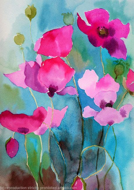 Watercolour Painting Watercolor Flowers Painting And Drawing