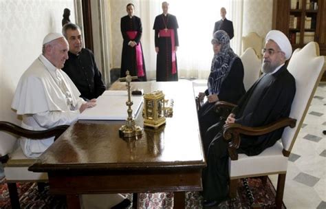 Pope Francis And Iranian President Meet At Vatican SUCH TV