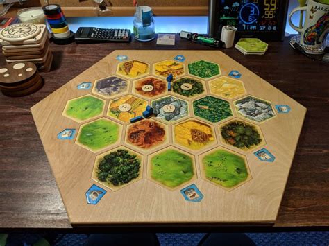 Choose from contactless same day delivery, drive includes: I made a wooden Settlers of Catan board using my CNC ...