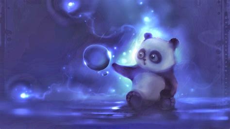 Cute Purple Panda Wallpapers Wallpaper Cave