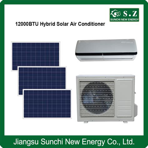 Saving 50 12000btu Hybrid Solar Air Conditioner Cooling System China