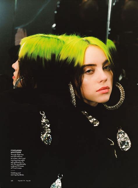 Born december 18, 2001) is an american singer and songwriter. BILLIE EILISH in Vogue Magazine, UK March 2021 - HawtCelebs