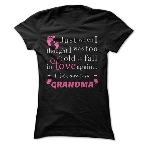 Proud Grandma T Shirts And Hoodies S 4x Sizes Grandma Shirts