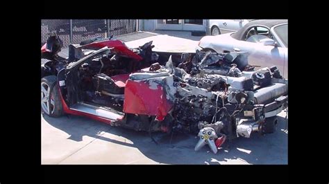 Top 10 Worst Exotic Car Wrecksaftermaths Ferrari Bugatti