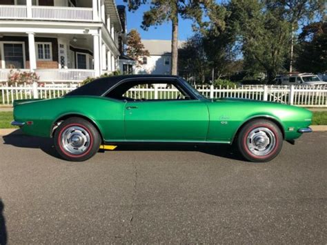 1968 Chevrolet Camaro Ss Rally Green 4speed Outstanding Classic Cars