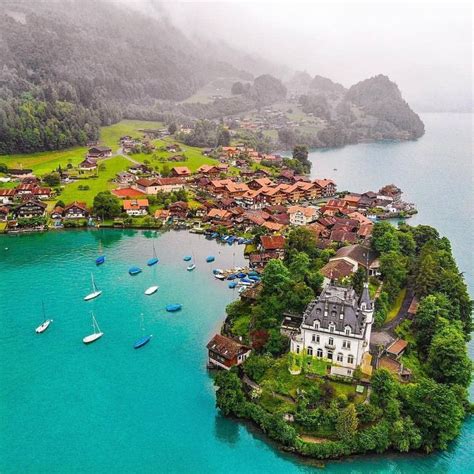 City Best Views🔝Городские виды On Instagram 📍 Iseltwald Switzerland