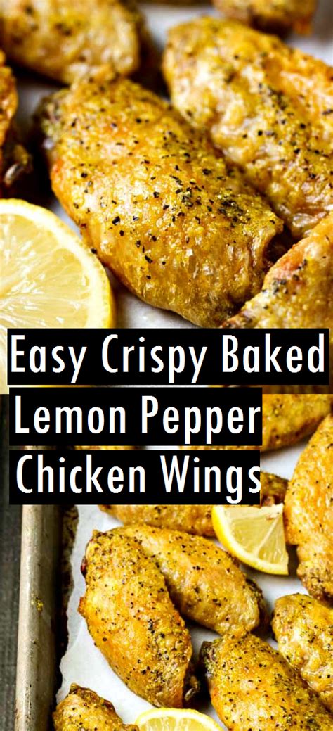 These lemon pepper chicken wings are the perfect appetizer if you're looking for something crispy and while many fried chicken wing recipes contain sneaky sources of carbs like bread crumbs what to serve with your lemon pepper wings. Easy Crispy Baked Lemon Pepper Chicken Wings Recipes ...