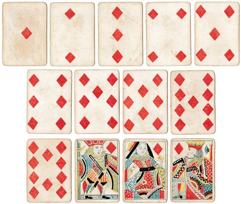 Early American Playing Cards Rare And Antique Maps