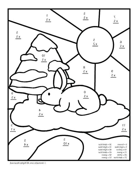Math Coloring Pages 2nd Grade At Free Printable
