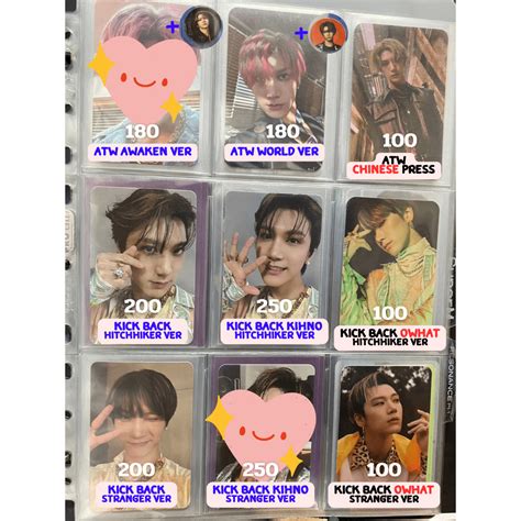 Photocard Ten การ์เตนล์ Nct Wayv สภาพสะสม Shopee Thailand