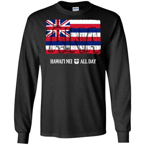 ʻĀina Hawai i Nei LS Ultra Cotton T Shirt Looking for Hawai i related