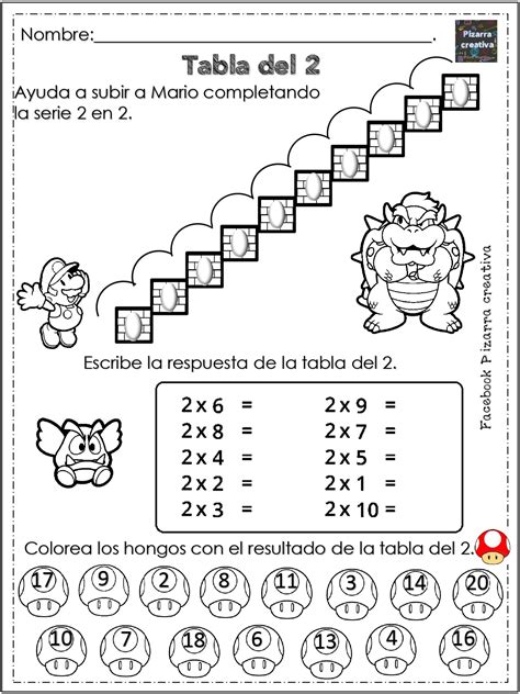 Ejercicios De Tablas De Multiplicar Del 2 Y 3 Para Imprimir Tablas De