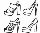 Coloring Heels Heel Shoes Printable Models Melt Stress Away Popular Drawing Getcolorings Coloringpagesfortoddlers sketch template