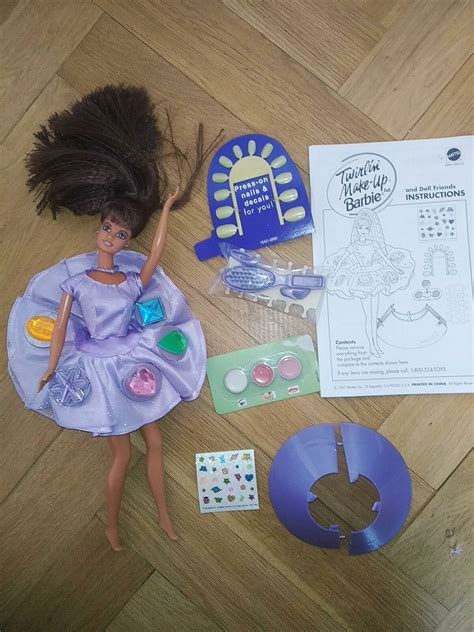 New 1997 Twirlin Make Up Teresa Barbie Doll Mattel 18423 74299184239 Ebay