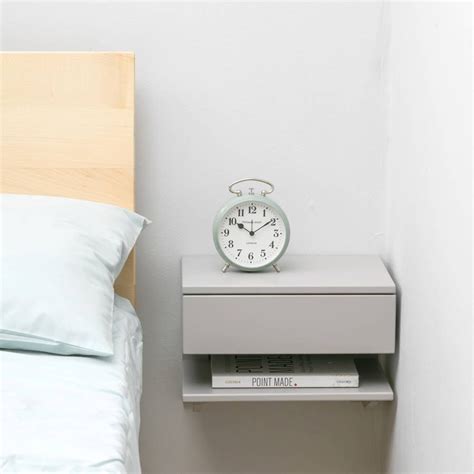 Floating Bedside Table With Drawer And Shelf By Urbansize | Floating