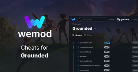 Grounded Cheats And Trainers For Pc Wemod