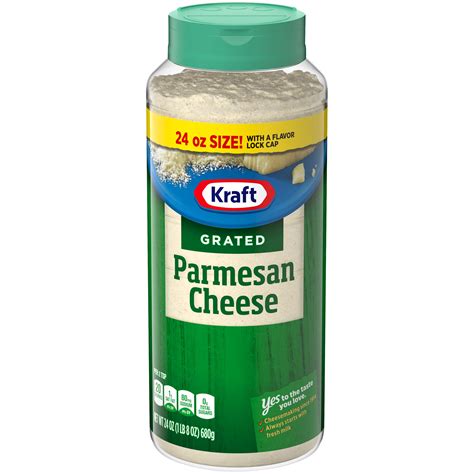 Kraft Parmesan Grated Cheese 24 Oz Shaker 15 Pound Pack Of 1