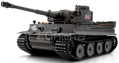 Rc Tank Tiger I 116 Raná Verze Bb šedá Rcproficz