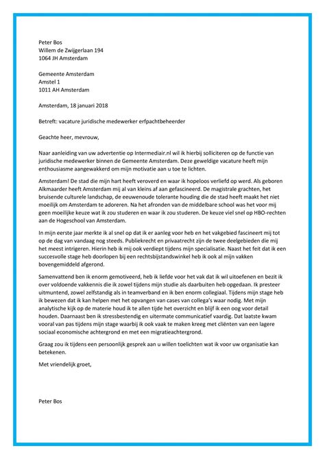 Voorbeeld Sollicitatiebrief Overheid Sollicitatiebrief En Cv Web