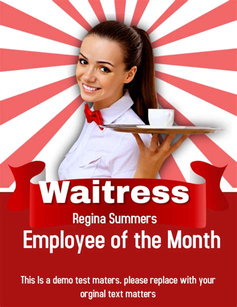 Employee Of The Month Template Postermywall