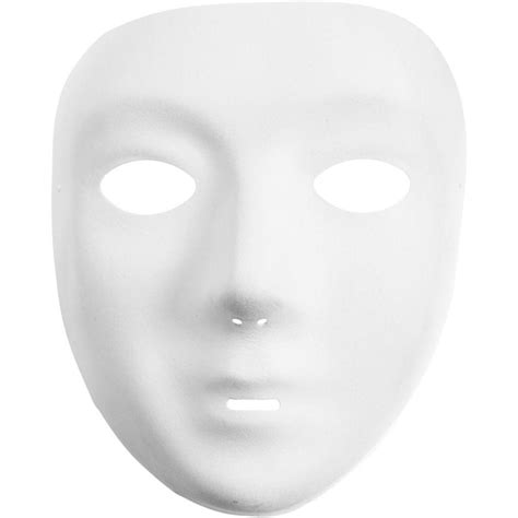 White Male Full Face Mask Small Ubicaciondepersonascdmxgobmx