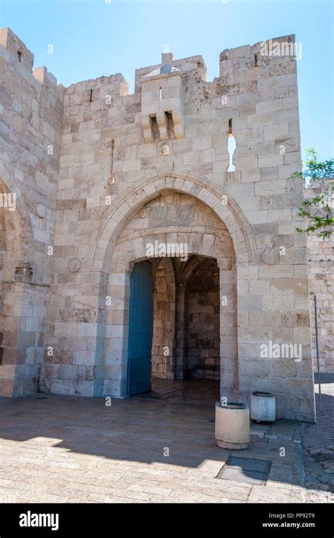 The Main Entrance To The Old City Is The Jaffa Gate Which Was Built By