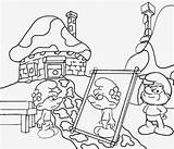 Coloring Smurf Smurfs Supernatural Drawing Cute Teenagers Printable Simple Vanity Baker Papa Cake Character Books Bonnet Decoration Flower Summer Getcolorings sketch template