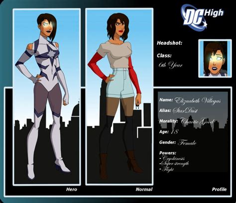 Dc High Stardust By Gothamtaco Young Justice Characters Super Suit