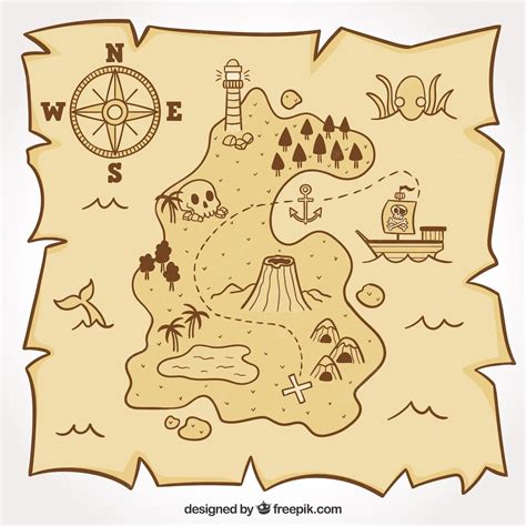 Treasure Maps For Kids Treasure Hunt Map Pirate Treasure Maps Pirate