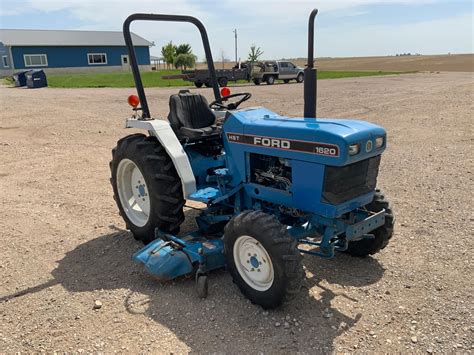 1996 Ford 1620 Hst Mfwd Utility Tractor W Mower Bigiron Auctions
