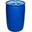 High Quality Plastic Barrel Drum 200 Litre HDPE Open Top Blue 